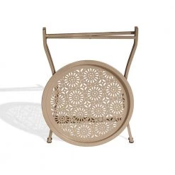 Daisy Tray Stone Side Table by Atlantic -Loungie Sales Shop beige atlantic end side tables 82050198 c3 1000