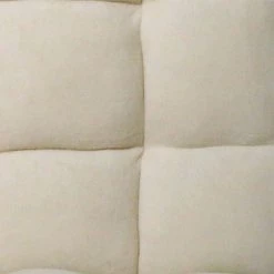 Microplush Beige Quilted Folding Gaming Chair Floor Recliner by Loungie -Loungie Sales Shop beige loungie bean bag chairs rc40 08be hd 76 1000