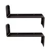 Flex Long-Sleeve Black Media/Book Wall Shelf (2-Pack) by Atlantic -Loungie Sales Shop black atlantic media storage 38408106 64 1000