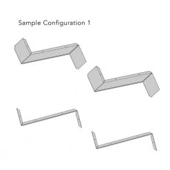 Flex Long-Sleeve Black Media/Book Wall Shelf (2-Pack) by Atlantic -Loungie Sales Shop black atlantic media storage 38408106 fa 1000