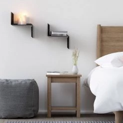 Flex Black Short-Sleeve Shelf (2-Pack) by Atlantic -Loungie Sales Shop black atlantic media storage 38408108 31 1000