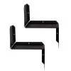 Flex Black Short-Sleeve Shelf (2-Pack) by Atlantic 1 Flex Black Short-Sleeve Shelf (2-Pack) by Atlantic -Loungie Sales Shop black atlantic media storage 38408108 64 1000