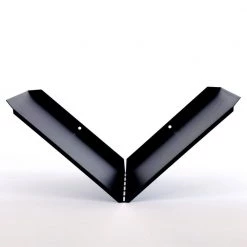 Flex V Black Media/Book Wall Shelf (2-Pack) by Atlantic -Loungie Sales Shop black atlantic media storage 38408110 1d 1000