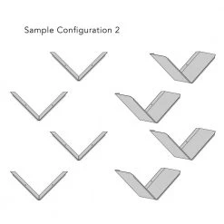 Flex V Black Media/Book Wall Shelf (2-Pack) by Atlantic -Loungie Sales Shop black atlantic media storage 38408110 76 1000