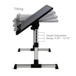 Tilting/Adjustable Black Laptop Table Stand by Atlantic -Loungie Sales Shop black atlantic media storage 82008100 1f 1000