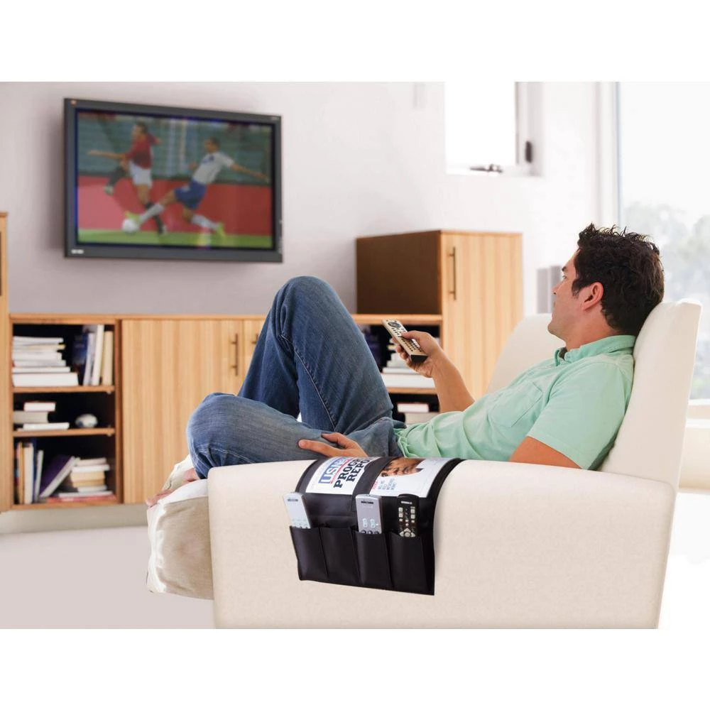 Over the Arm Black Remote Caddy by Atlantic 9 Over the Arm Black Remote Caddy by Atlantic - Image 7