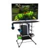 Centipede 38 in. Wide TV/Gaming Stand XL Black by Atlantic -Loungie Sales Shop black atlantic tv stands 45506170 64 1000
