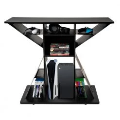 Phoenix Hub 32.25 in. Black TV Stand Fits TV's up to 42 in. with Cable Management by Atlantic 13 Phoenix Hub 32.25 in. Black TV Stand Fits TV's up to 42 in. with Cable Management by Atlantic -Loungie Sales Shop black atlantic tv stands 45506171 4f 1000