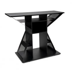 Phoenix Hub 32.25 in. Black TV Stand Fits TV's up to 42 in. with Cable Management by Atlantic