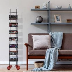 Pacman Black DVD Storage Rack with Cherry Wood holds 93-DVDS/Games by Atlantic 11 Pacman Black DVD Storage Rack with Cherry Wood holds 93-DVDS/Games by Atlantic -Loungie Sales Shop black cherry atlantic media storage 72212041 31 1000