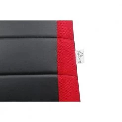 Rockme Black/Red PU Leather Folding Game Chair by Loungie -Loungie Sales Shop black red pu leather loungie gaming chairs rc64 01brd hd 76 1000