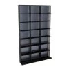 Elite Media Storage Cabinet Medium 609CD's/420DVD's/483 Blu-ray, Black by Atlantic
