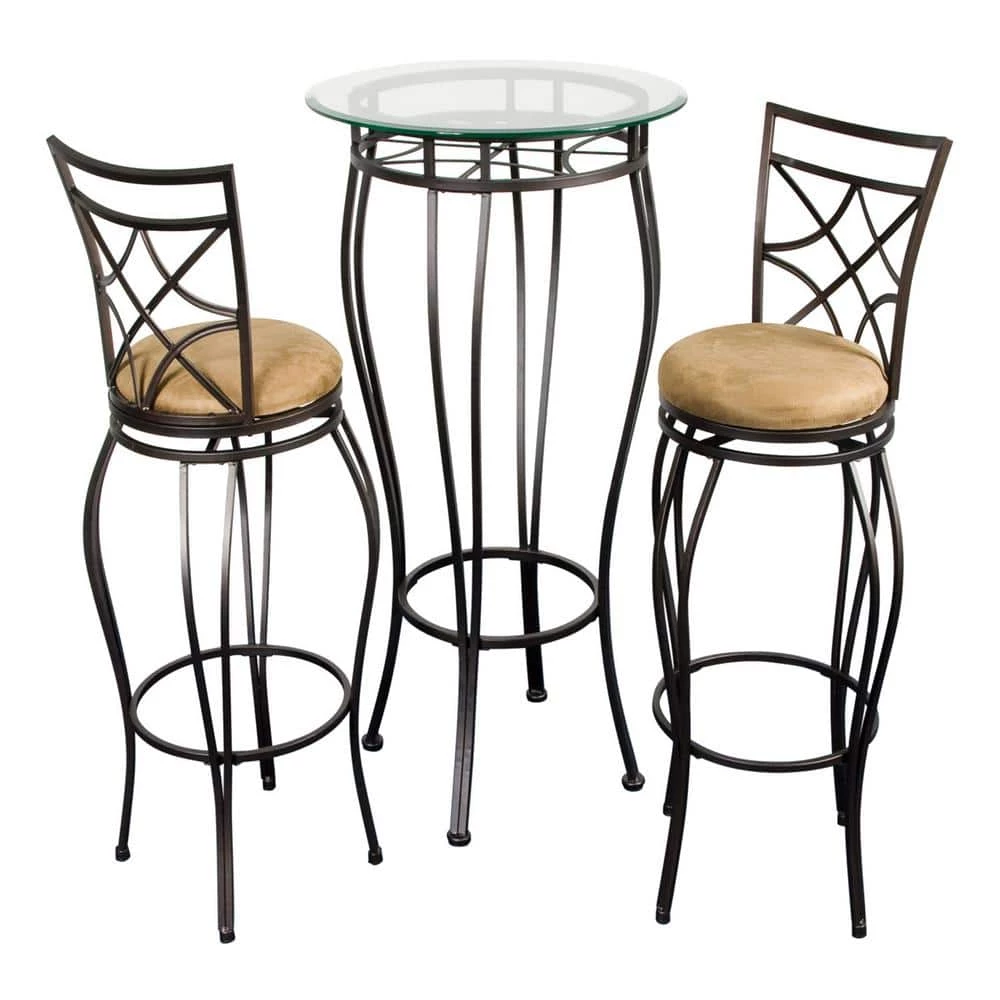 The Home Source Web Bronze Bistro Set by Home Source Industries 3 The Home Source Web Bronze Bistro Set by Home Source Industries