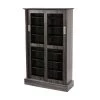 Driffield Gray Adjustable Media Cabinet by Atlantic -Loungie Sales Shop charcoal gray atlantic media storage 38408084 64 1000