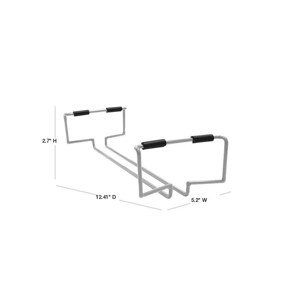 Wine Grey Glass Rack by Atlantic 4 Wine Grey Glass Rack by Atlantic - Image 2