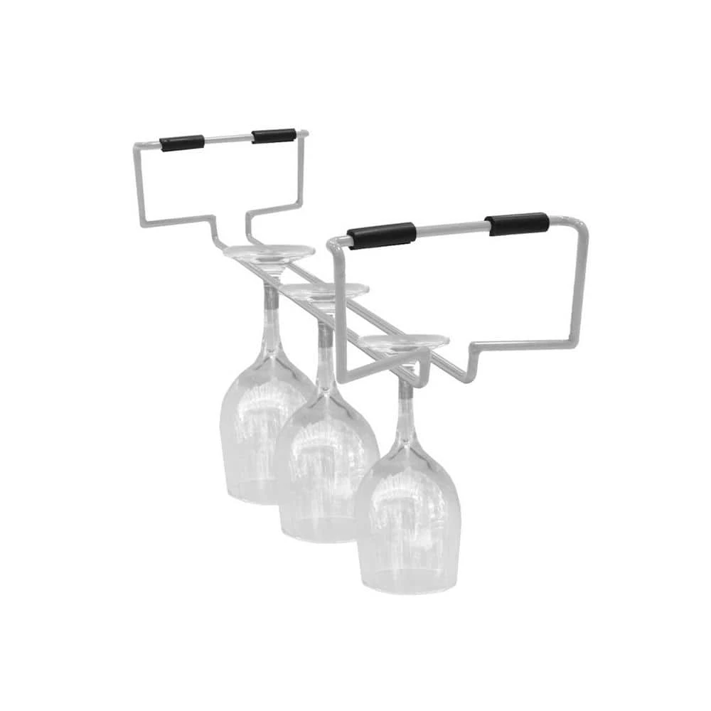 Wine Grey Glass Rack by Atlantic 5 Wine Grey Glass Rack by Atlantic - Image 3