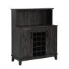 Home Source Charcoal Silo-Style Microwave Stand and Bar Cabinet Unit by Home Source Industries -Loungie Sales Shop charcoal home source industries computer desks dc20 ch hd 64 1000
