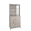 Home Source Concrete Bar Cabinet with Half Moon Handles and Metal Base by Home Source Industries 2 Home Source Concrete Bar Cabinet with Half Moon Handles and Metal Base by Home Source Industries -Loungie Sales Shop concrete home source industries bar cabinets dc77 conc hd 64 1000