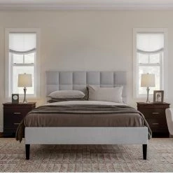 15.5 in. Dark Brown Rectangle MDF Wood Side Table With 2 Drawers (Set of 2) by Lavish Home -Loungie Sales Shop dark brown lavish home end side tables 80 endtbl 3 2 fa 1000