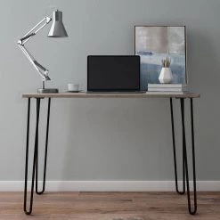 19.5 in. Rectangular Driftwood Gray/Black Writing Desks with Storage by Lavish Home 17 19.5 in. Rectangular Driftwood Gray/Black Writing Desks with Storage by Lavish Home -Loungie Sales Shop driftwood gray black lavish home writing desks hw0200181 31 1000