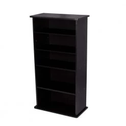 Drawbridge Media Storage Cabinet XL Black by Atlantic