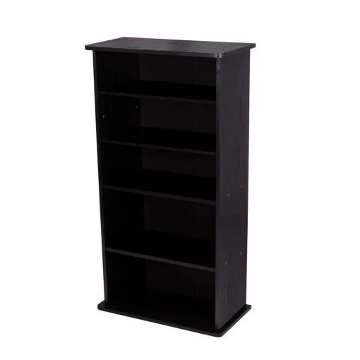 Drawbridge Media Storage Cabinet XL Black by Atlantic -Loungie Sales Shop ebony atlantic media storage 37936251 64 1000