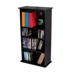 Drawbridge Media Storage Cabinet XL Black by Atlantic -Loungie Sales Shop ebony atlantic media storage 37936251 c3 1000