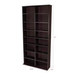 Oskar Adjustable Media Cabinet 464 Espresso by Atlantic 12 Oskar Adjustable Media Cabinet 464 Espresso by Atlantic -Loungie Sales Shop espresso atlantic media storage 38435719 1f 1000