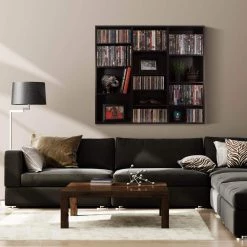 Oskar 540 Wall Mounted Media Storage Cabinet Espresso by Atlantic -Loungie Sales Shop espresso atlantic media storage 38436261 31 1000