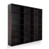 Oskar 540 Wall Mounted Media Storage Cabinet Espresso by Atlantic