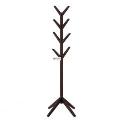 Espresso Brown 8-Hook Modern Freestanding Wooden Coat Tree by Lavish Home 13 Espresso Brown 8-Hook Modern Freestanding Wooden Coat Tree by Lavish Home -Loungie Sales Shop espresso brown lavish home coat racks hw0200235 44 1000