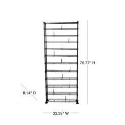 Maxsteel Gray Multimedia Rack Gunmetal by Atlantic -Loungie Sales Shop gray atlantic media storage 38408071 40 1000