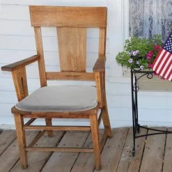 Gray Memory Foam Chair Pad by Lavish Home -Loungie Sales Shop gray lavish home chair pads hw8911037 1f 1000