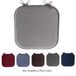 Gray Memory Foam Chair Pad by Lavish Home -Loungie Sales Shop gray lavish home chair pads hw8911037 44 1000