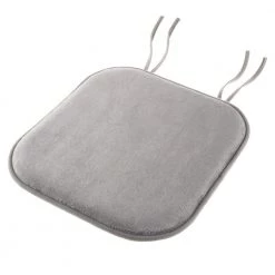 Gray Memory Foam Chair Pad by Lavish Home