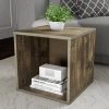 Gray Open Front Modular Cube End Table by Lavish Home -Loungie Sales Shop gray lavish home end side tables hw0200200 64 1000
