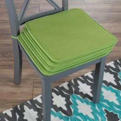Green Foam Chair Pad (Set of 4) by Lavish Home 18 Green Foam Chair Pad (Set of 4) by Lavish Home -Loungie Sales Shop green lavish home chair pads hw8911041 31 1000