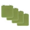 Green Foam Chair Pad (Set of 4) by Lavish Home -Loungie Sales Shop green lavish home chair pads hw8911041 64 1000