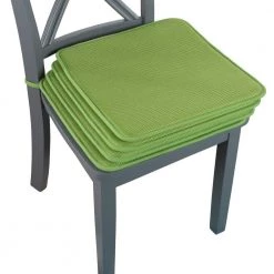 Green Foam Chair Pad (Set of 4) by Lavish Home 12 Green Foam Chair Pad (Set of 4) by Lavish Home -Loungie Sales Shop green lavish home chair pads hw8911041 66 1000