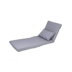 Grey Relaxie Linen Convertible Flip Chair Floor Sleeper by Loungie -Loungie Sales Shop grey loungie bean bag chairs fc63 03gr hd fa 1000