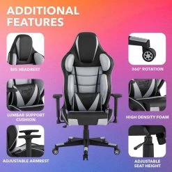 Loungie Sales Shop -Loungie Sales Shop grey loungie gaming chairs oc348 10gr hd e1 1000