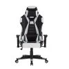Avalee Grey Faux Leather Game Chair Swivel, Adjustable Back Angle, Seat Height and Armrest by Loungie -Loungie Sales Shop grey loungie gaming chairs oc349 10gr hd 64 1000