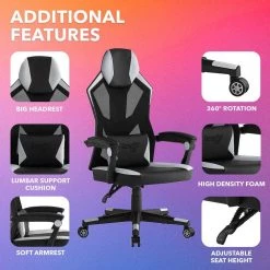Loungie Sales Shop -Loungie Sales Shop grey loungie gaming chairs oc351 10gr hd e1 1000