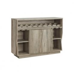 Lavish Console Grey Wash Bar Cabinet by Home Source Industries