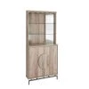 Home Source Grey Wash Bar Cabinet with Half Moon Handles and Metal Base by Home Source Industries -Loungie Sales Shop grey wash home source industries bar cabinets dc77 gw hd 64 1000