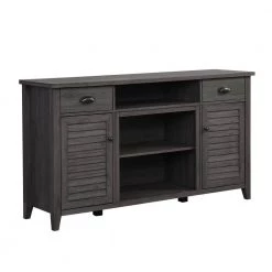 Home Source 60 in. Grey TV Stand for up to 65" TV by Home Source Industries