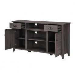 Home Source 60 in. Grey TV Stand for up to 65" TV by Home Source Industries -Loungie Sales Shop grey wash home source industries tv stands tv9081 gr hd 77 1000
