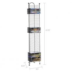 Gunmetal Media Storage by Atlantic -Loungie Sales Shop gunmetal atlantic media storage 63712035 c3 1000