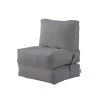 Cloudy Light Grey Bean Bag Lounger Chair Convertible Nylon Foam Sleeper by Loungie -Loungie Sales Shop light grey loungie bean bag chairs bb143 28lg hd 64 1000