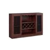 Home Source Mahogany Bar Cabinet with 2-Wire Mesh Doors by Home Source Industries -Loungie Sales Shop mahogany home source industries bar cabinets dc34 mh hd 64 1000